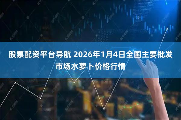 股票配资平台导航 2026年1月4日全国主要批发市场水萝卜价格行情